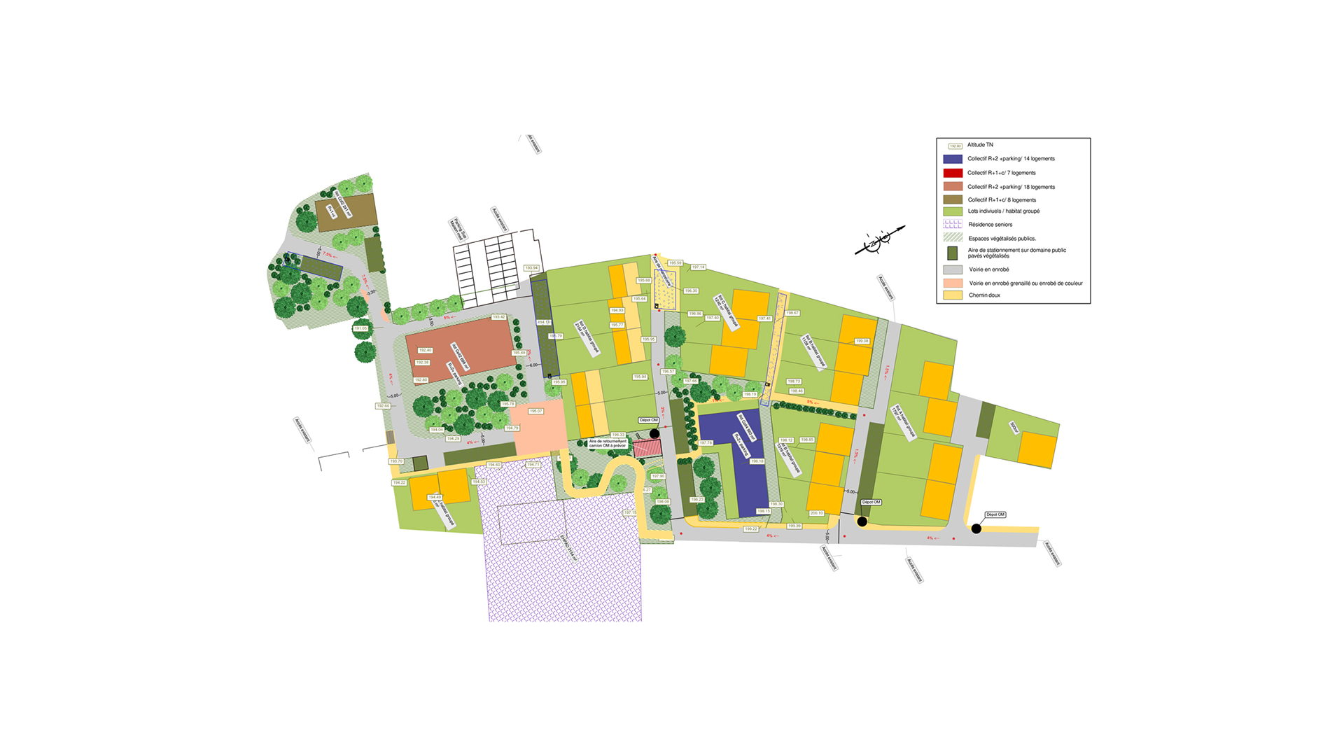 Plan de situation projet Bressuire EHPAD